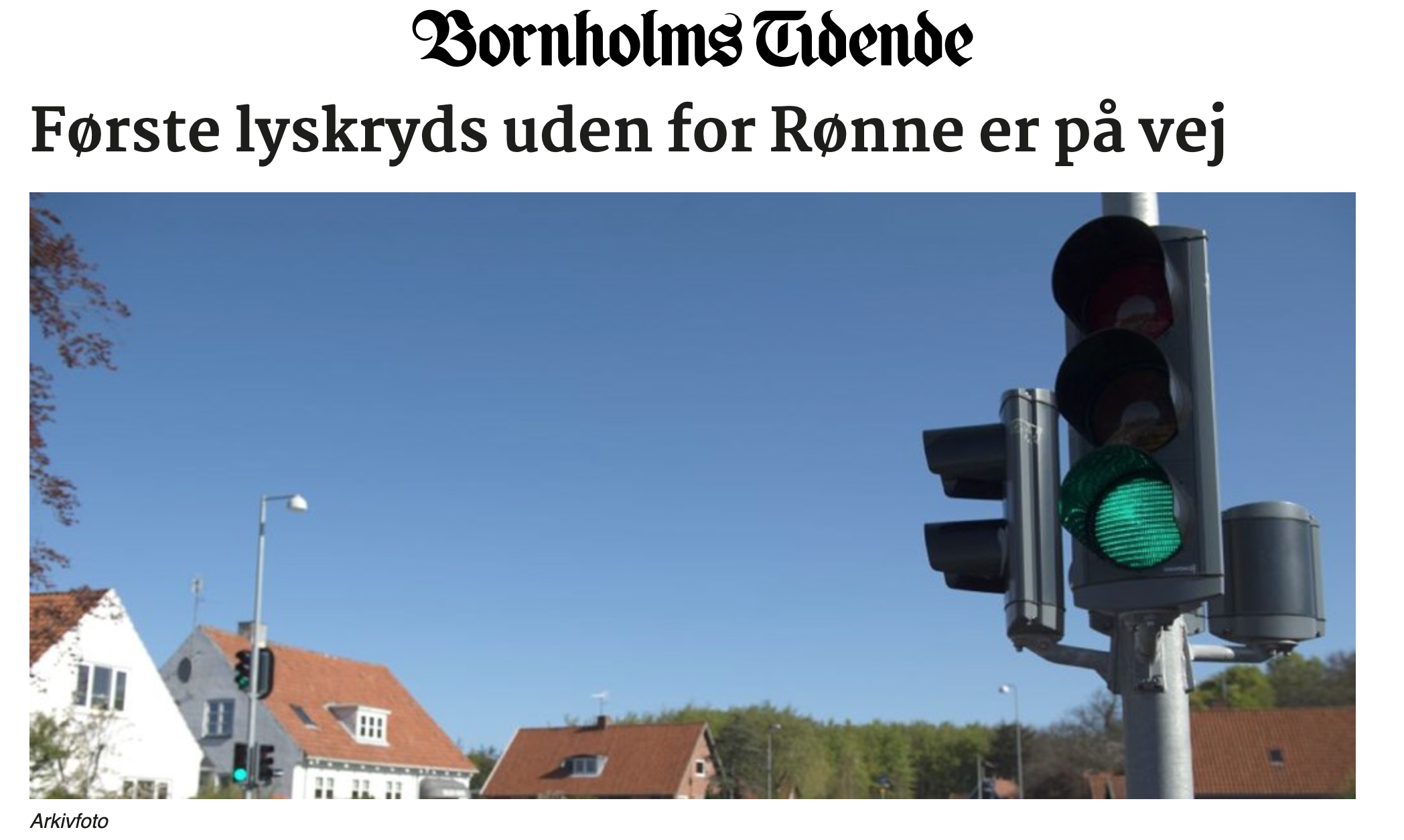 Flere kulørte lamper på Bornholm!